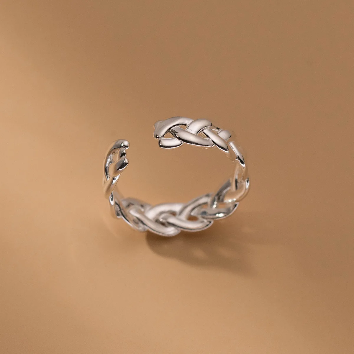 Ryju 925 Sterling Zilver Minimalistisch Gevlochten Gedraaide Dunne Ringen Voor Dames Stapelbare Ringen Fijne Sieraden Jubileum Cadeau Voor Vrouwen