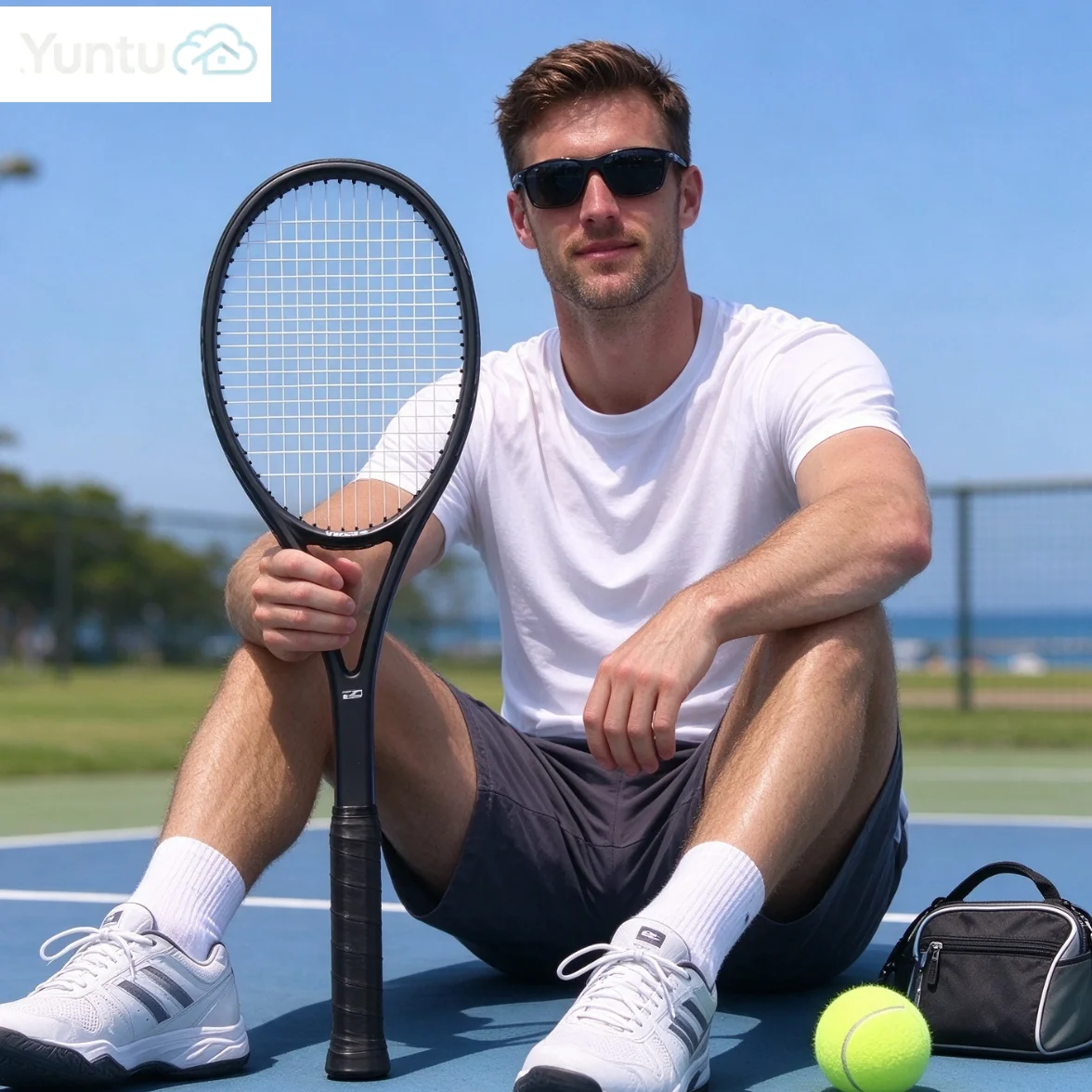 Tennis Sweet Spot Trainer, Precision Hitting Practice Machine Tennis Training Aid for Beginner & Intermediate Players