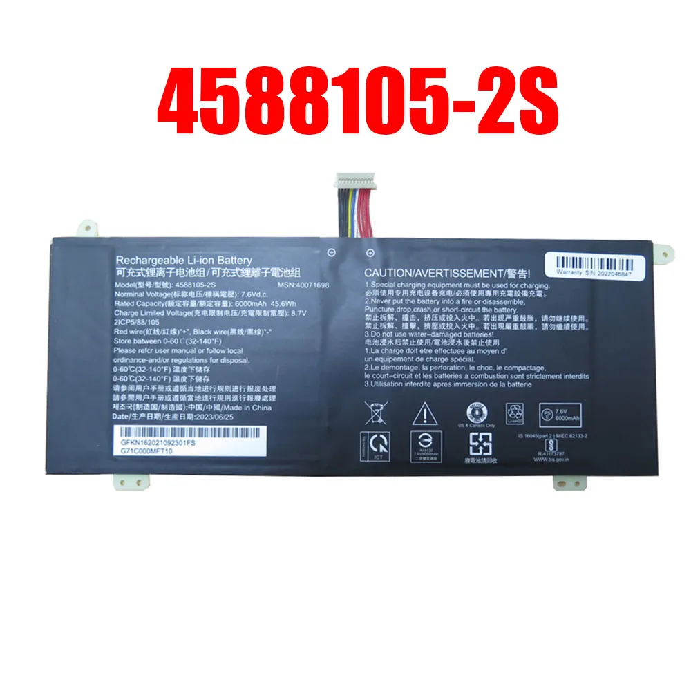 

Laptop Battery For Dynabook 4588105-2S 7.6V 6000MAH 45.6WH 11PIN 11Lines New