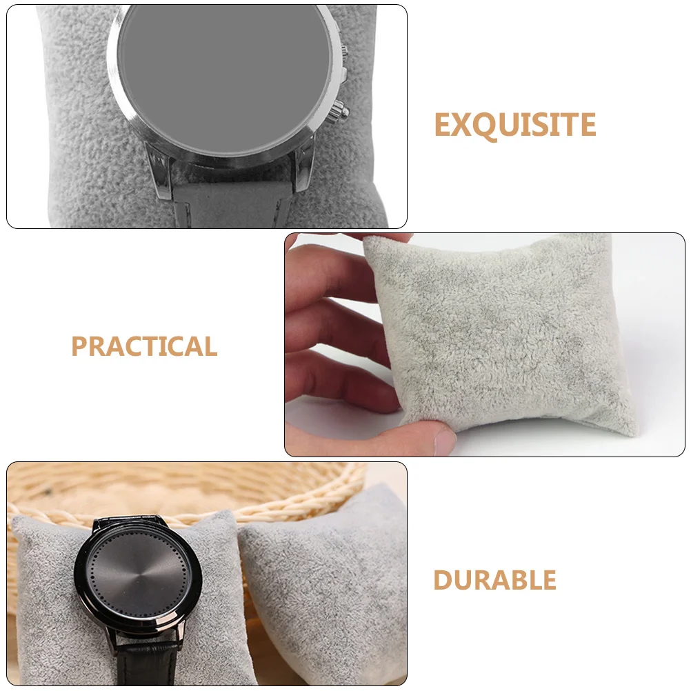 

Watch Display Pillow Jewelry Mat Bracelet Bangle Holder Soft Cotton Material Watch Collectors Showcase Storage Solution