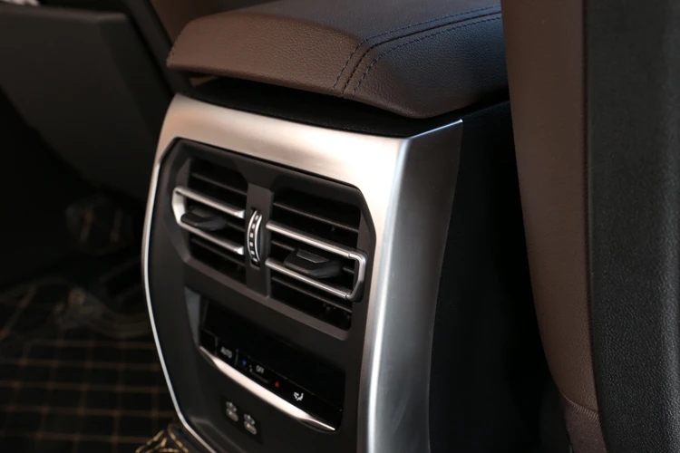 For BMW 3 Series G20 G28 325 2019 2020 Air Vent Frame Trim ABS Chrome Car Rear Air Vent Frame Trim Accessories