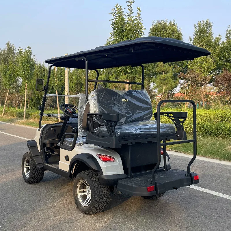 Trustworthy Chinese Supplier Wholesale 4 Seater 5000W New Energy Golf Cart 14 Inch Tire Disc Brake Hot Selling UK