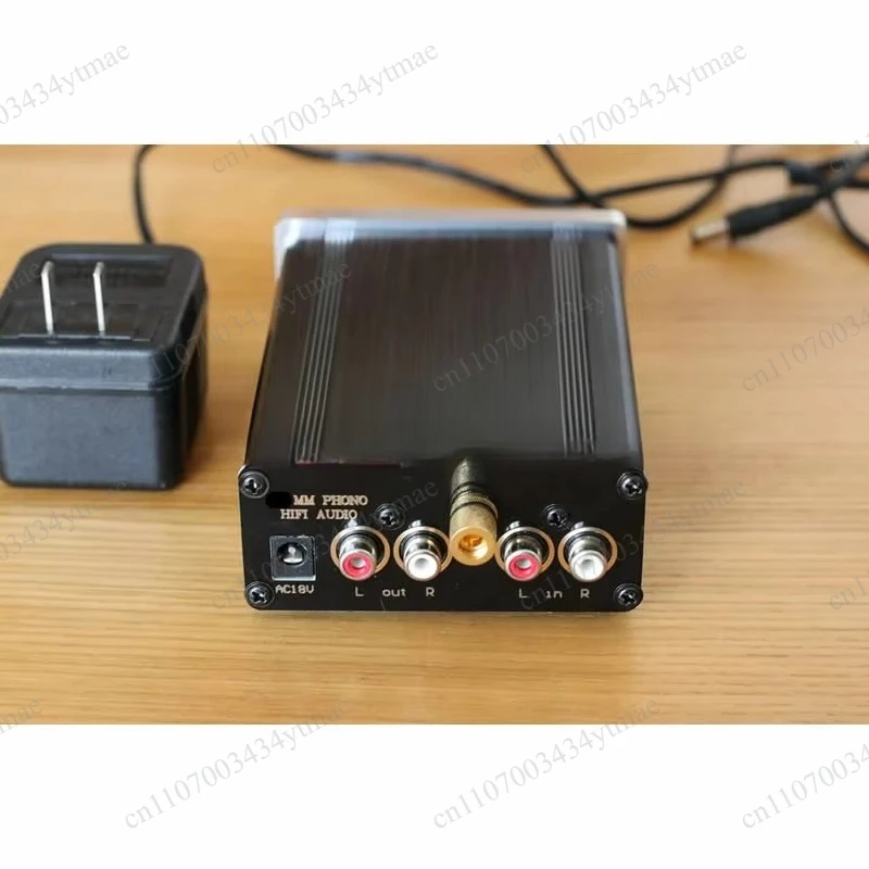 Re‑engraved Class A Phono Amplifier, MM MC Vinyl LP Turntable Preamplifier Hi‑Fi Audio Phono Stage for Vinyl Record Player