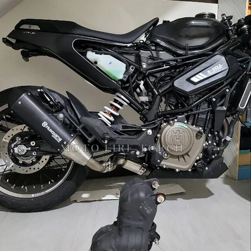 Imagen 2 del producto Para Husqvarna 401 125 250 SVARTPILEN VITPILEN 2020 2021 2022 2023 Escape de motocicleta silenciador modificado tubo de enlace medio
