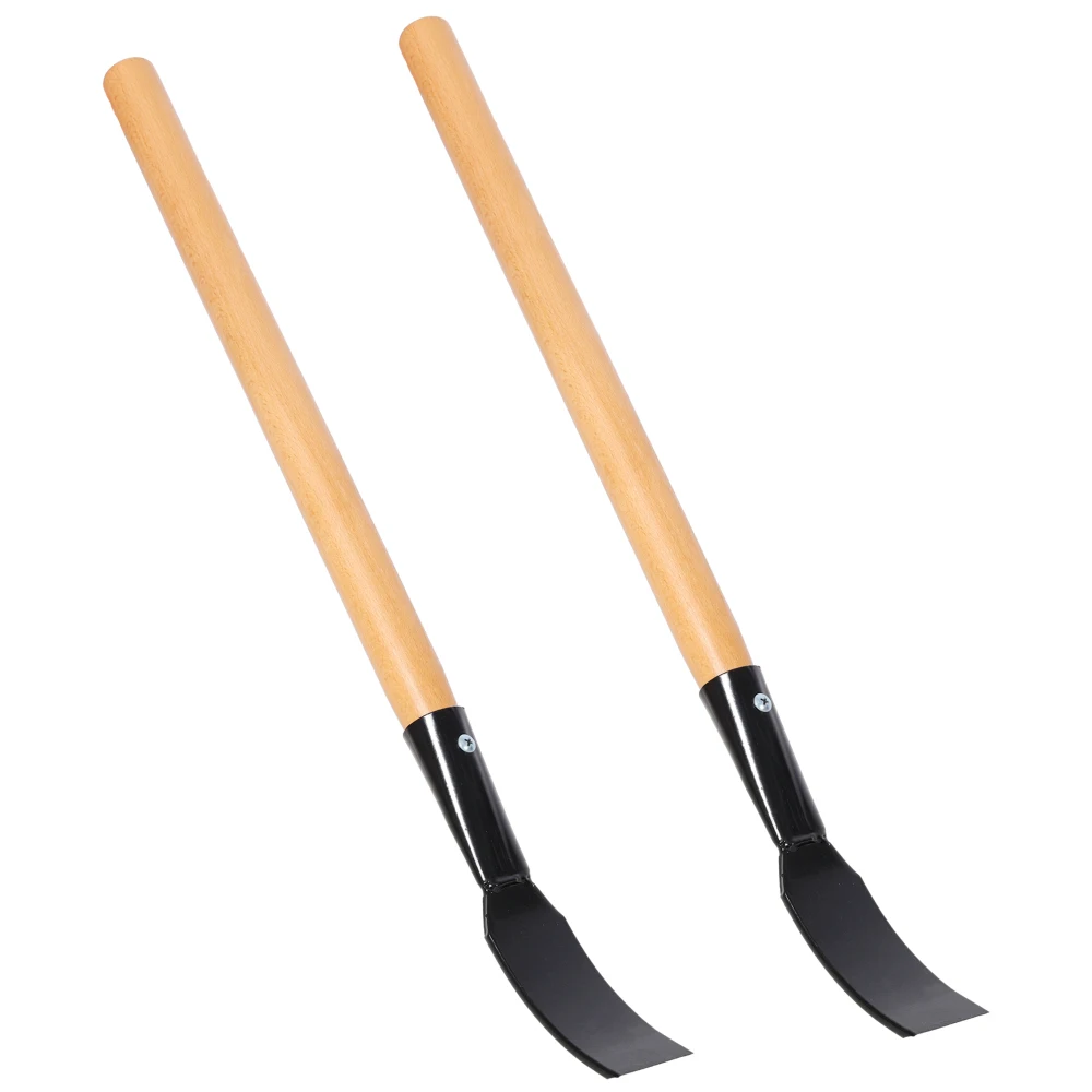 

2PACK Heavy Duty Bark Spud 25 Inch, Wood Handle Log Peeler Bark Removal Tool with 8 Inch x 2 Inch Blade