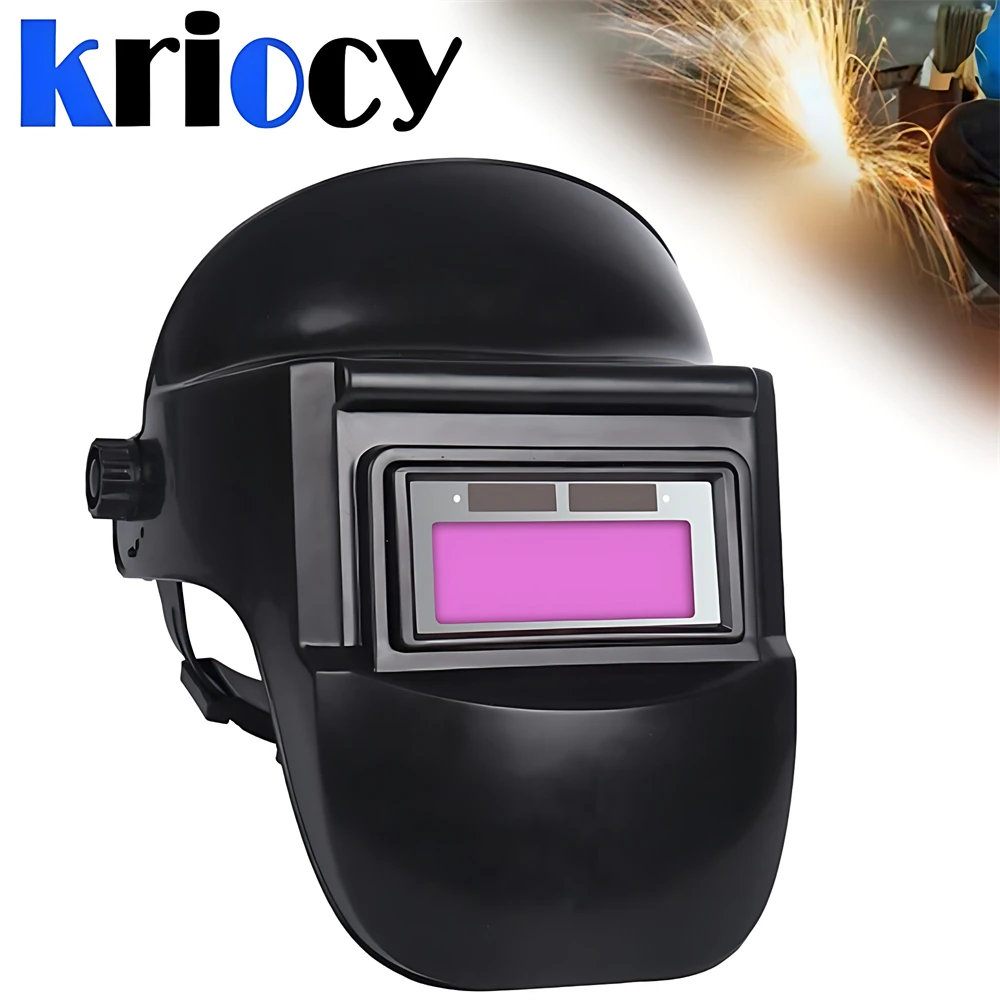 

Welding Helmet Welder Mask Chameleon Large View True Color Solar Power Auto Darkening Welding Mask for Arc Weld Grind Cut