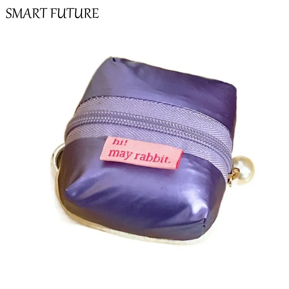 Small Change Bag Cloth Pouch Earphone Bag Pearl Small Tent Cute Coin Purse Portable Fashion Mini Storage Bag Data Cable