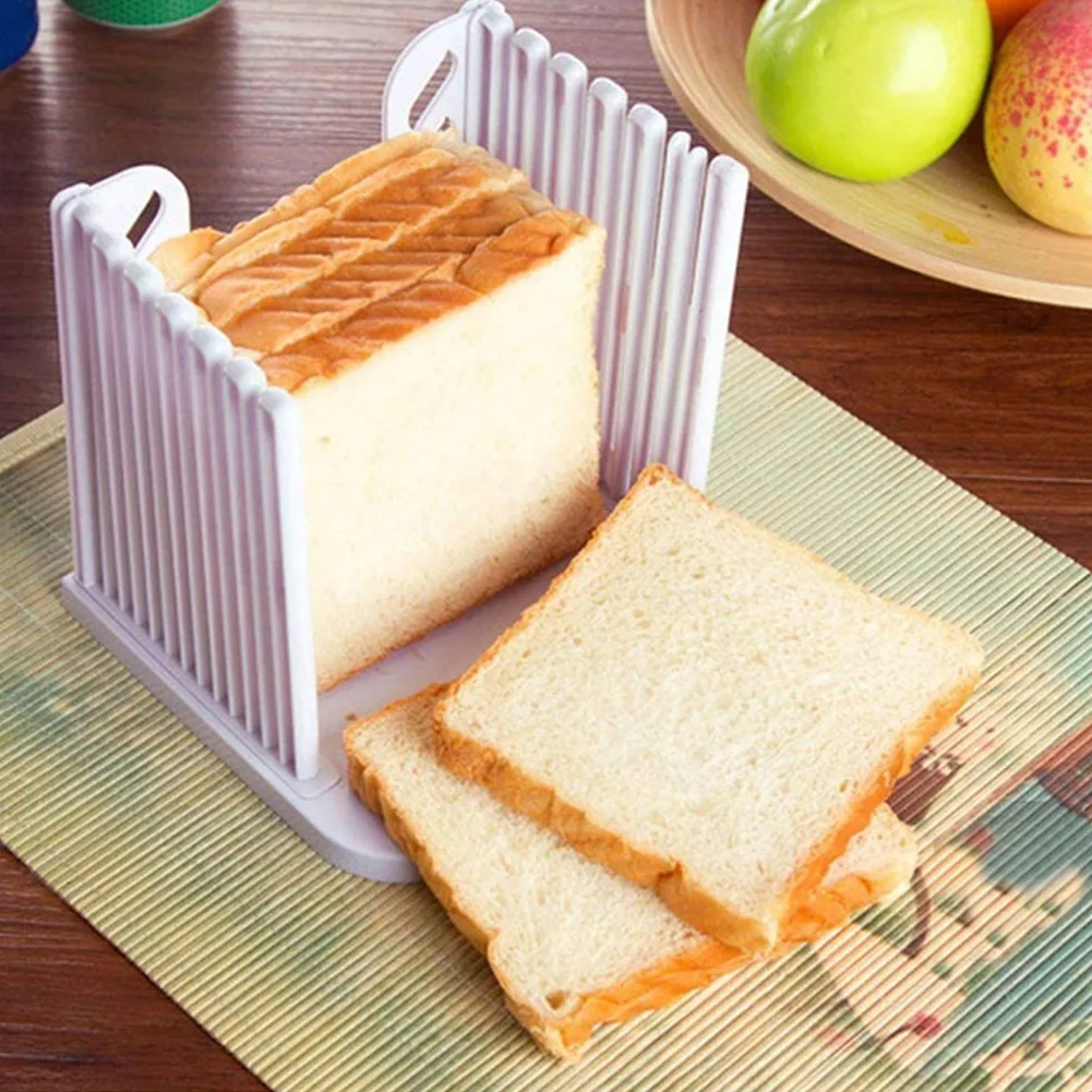 Faltbare Brot Slicer Multifunktionale Toast Laib Schneiden Maschine Brot Schneiden Guide Werkzeug Küche Backen Werkzeuge