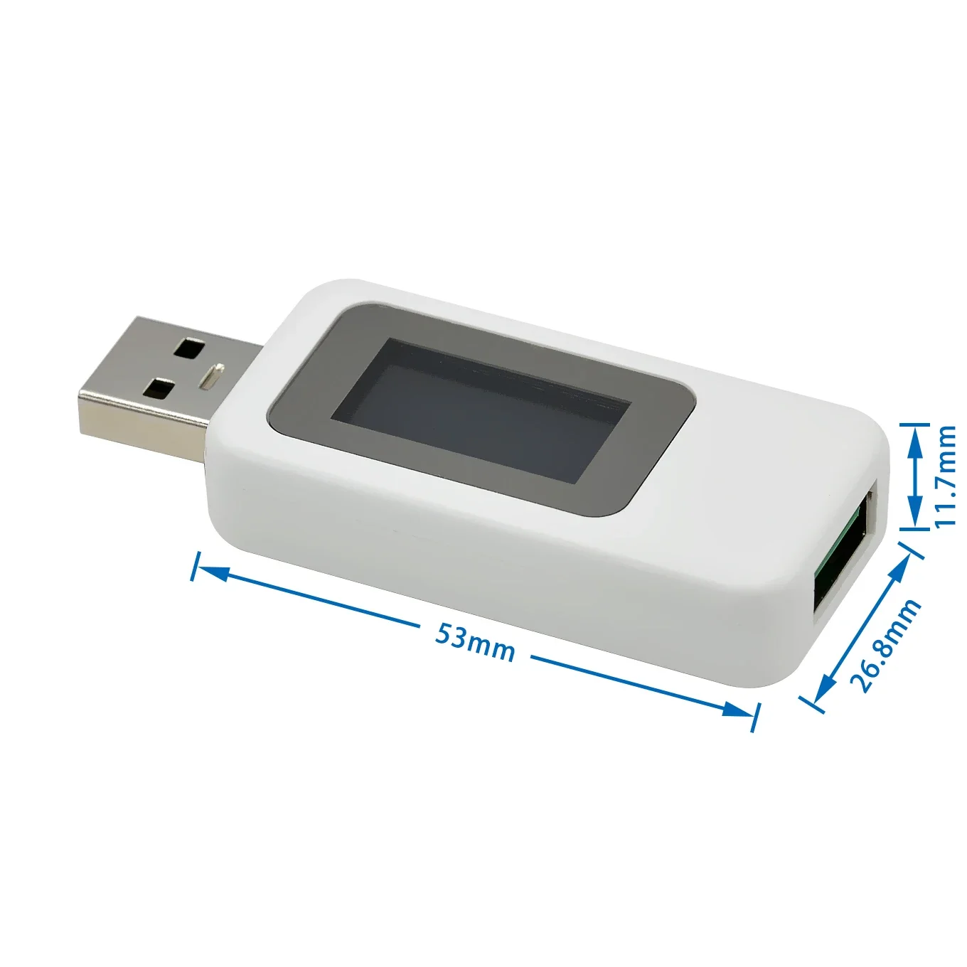 Probador USB 10 en 1, voltímetro Digital de CC, amperímetro, medidor de voltaje de corriente, Detector de amperímetro de voltios, indicador de cargador de Banco de energía