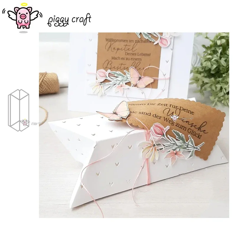 Piggy Craft metal cutting dies cut die mold New Gift box Scrapbook paper craft knife mould blade punch stencils dies