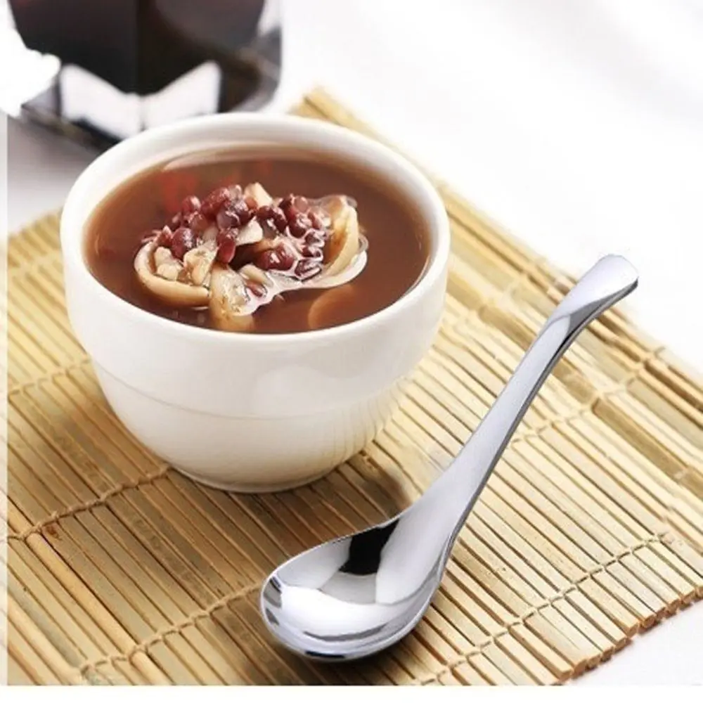 

Small Thicken Dinnerware Cream Tea Spoon Coffee Dessert Kitchen Soup Spoon Spoon Tableware Tool 304 Stainless Steel