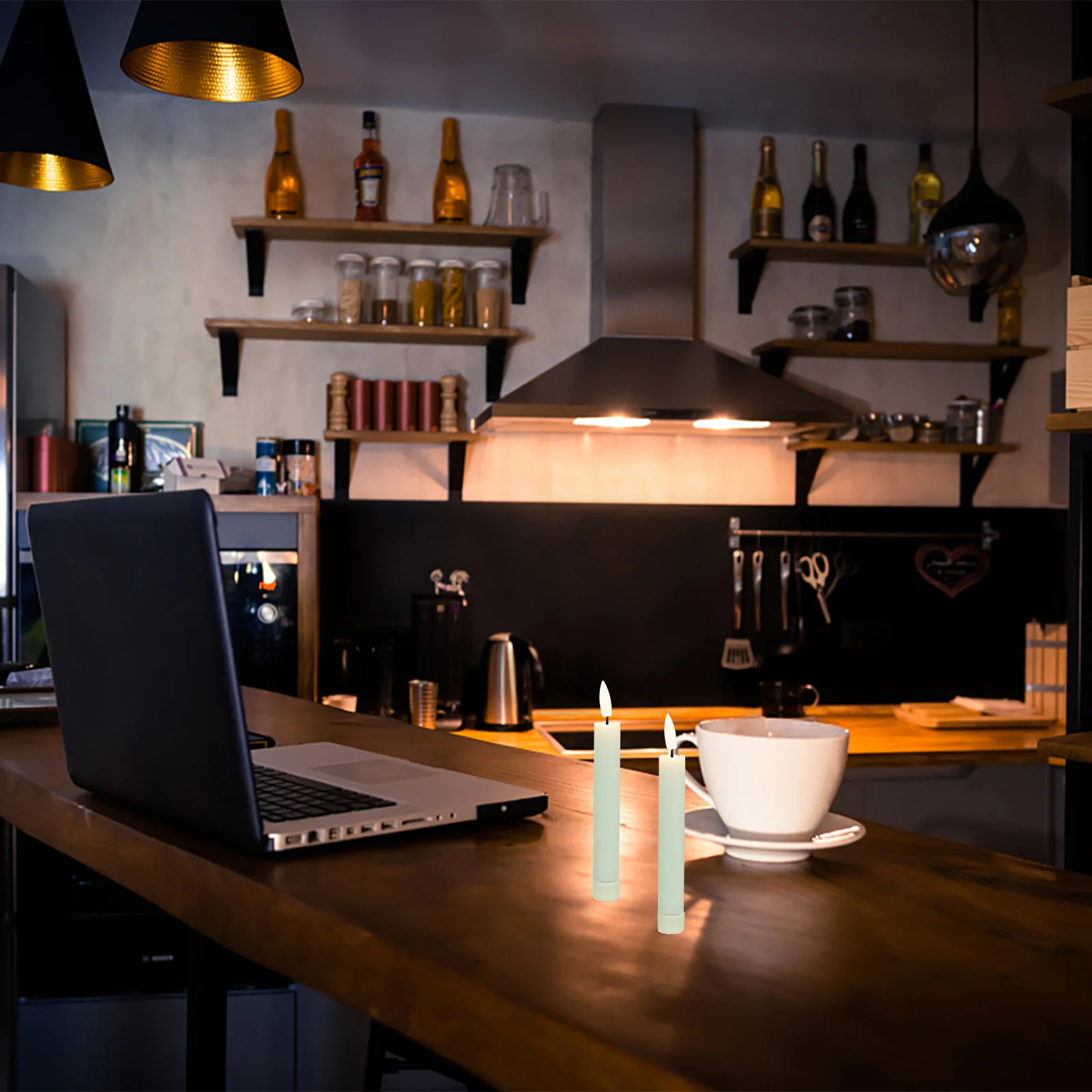 

1Set LED Electronic Light Creative Operated Flameless Decorative Night Light for Wedding Party Festival