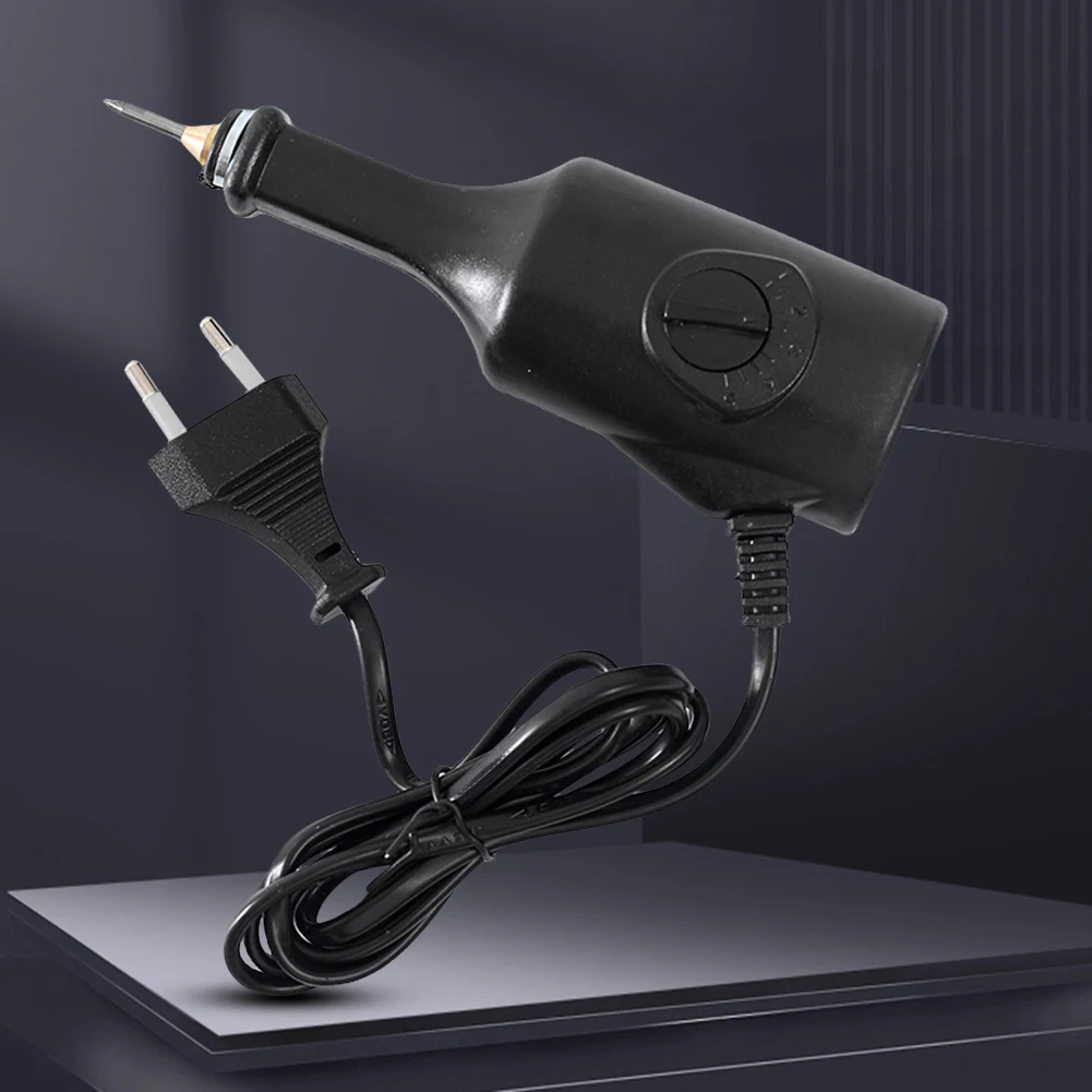 Penna per intaglio per incisione elettrica UE 220V 40W Penna per incisione su legno in metallo Punte per scalpello per pietra ceramica in plastica di vetro