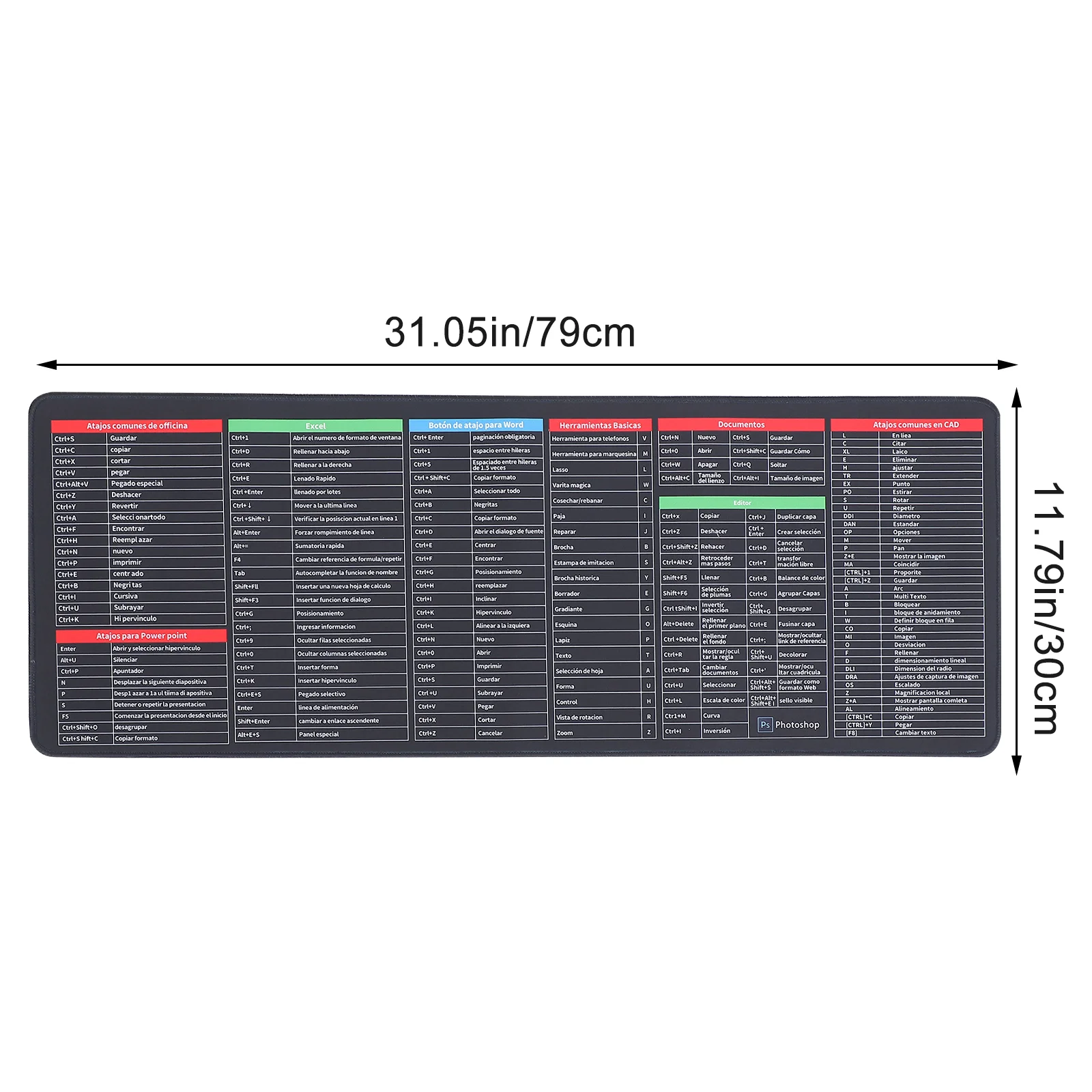 Mouse Mat Anti-slip Keyboard Pad Non-slip Large for Desk Desktop Stuff Accessories Office