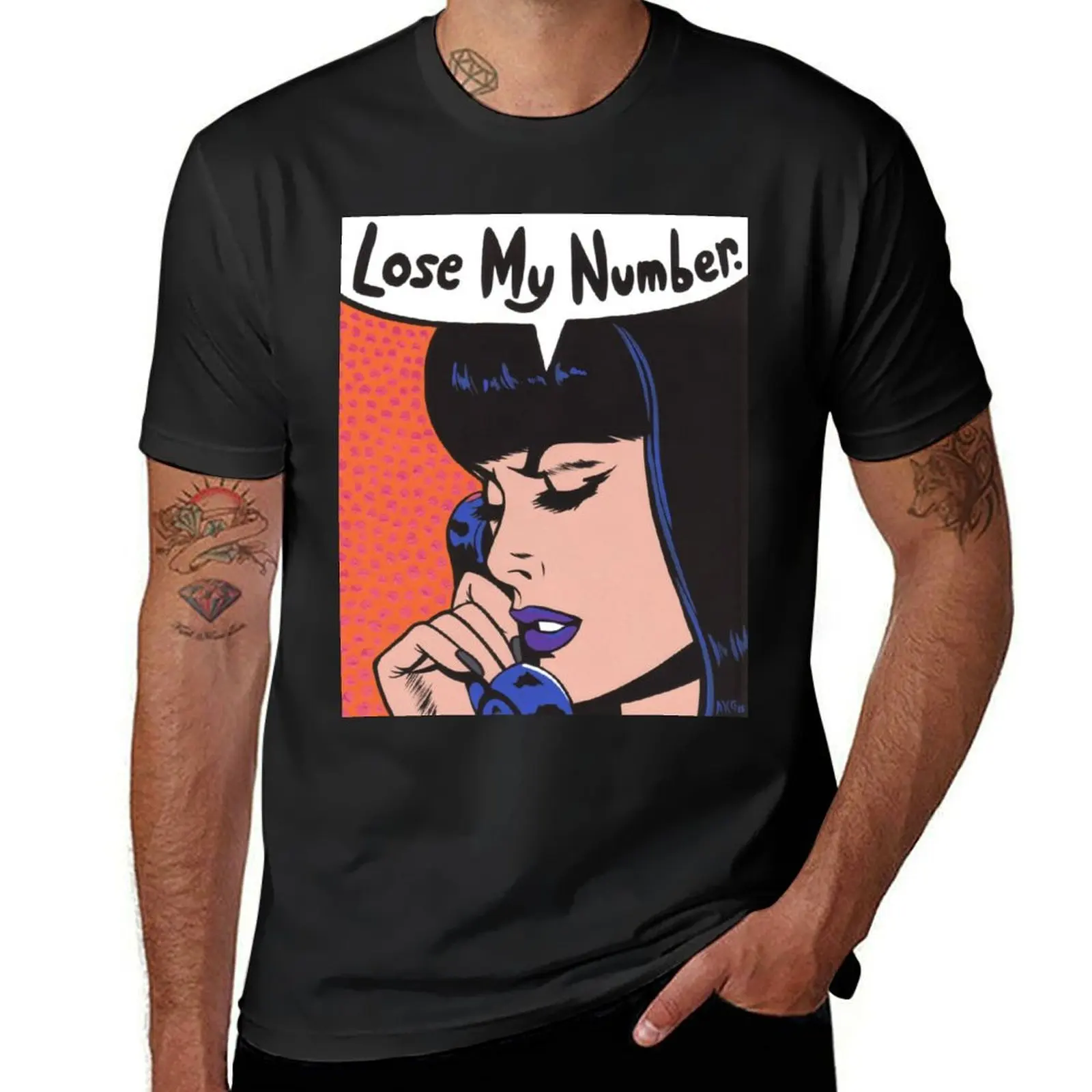 

Lose My Number T-Shirt customs kawaii clothes fitted t shirts for men