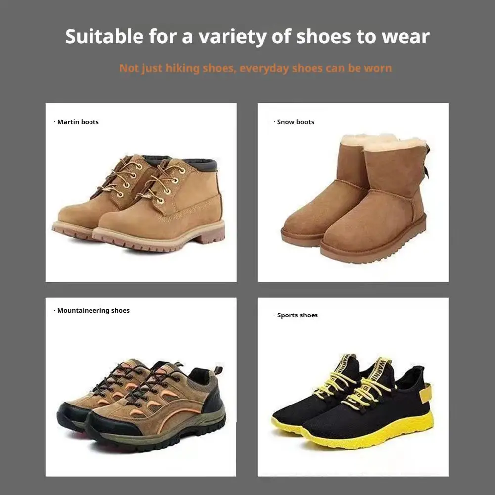 1 زوج 5 ترصيع المضادة للانزلاق الجليد الثلوج التخييم أحذية مشي أحذية السلامة الشتوية العالمي المهنية تسلق الأشرطة