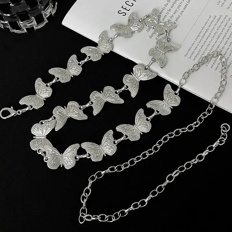 خمر البيضاوي مشتهى سلسلة الخصر المعدنية للنساء ريترو ستايل رائعة الذهب اللون مطلي حزام سلاسل موضة مجوهرات للجسم هدايا