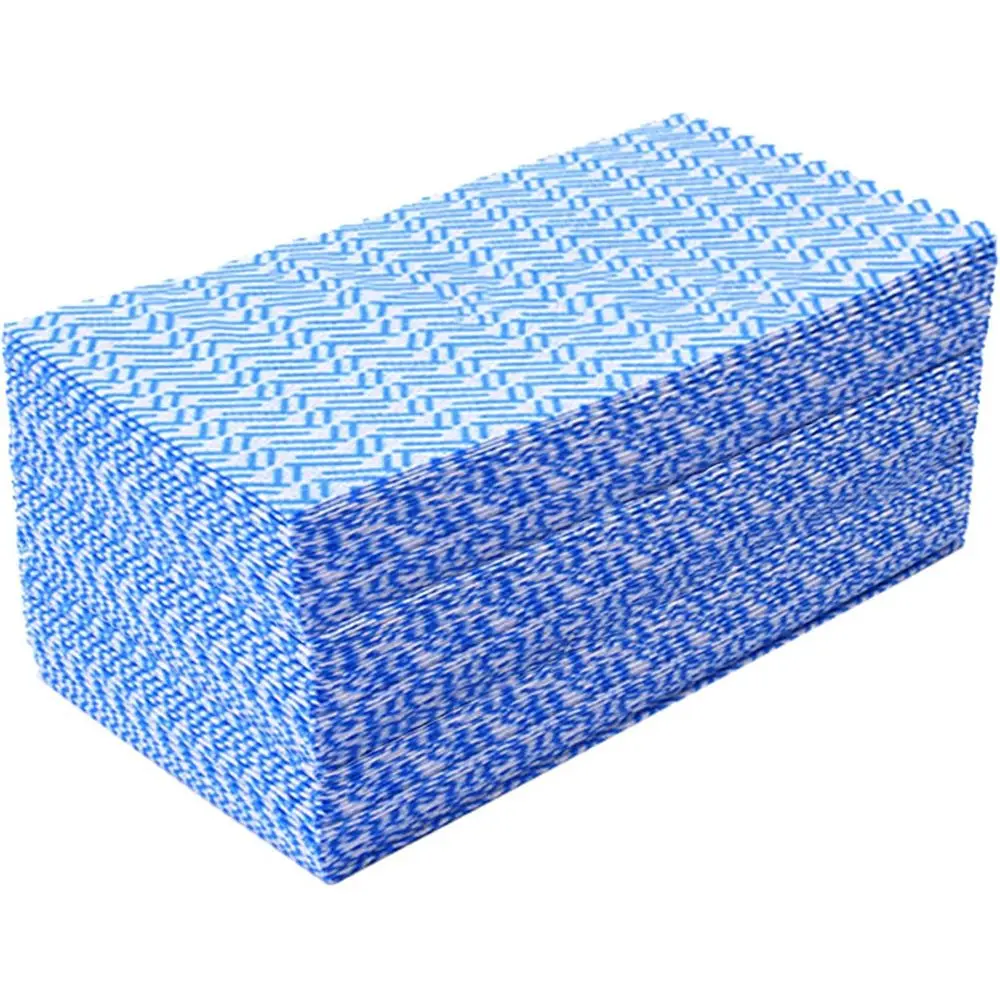 

Многоразовые салфетки для универсальной уборки, впитывающие, быстросохнущие, прочные, синие, 11,8 x 21 дюйм, 80 штук в упаковке