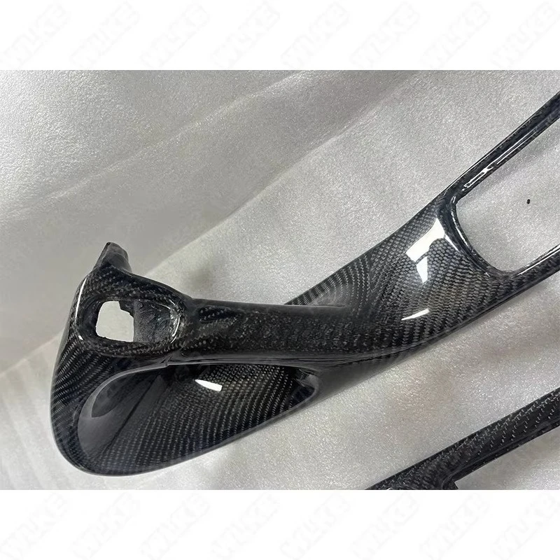 Left-hand drive carbon fiber interior door handle panel replacement for RX-7 FD3S