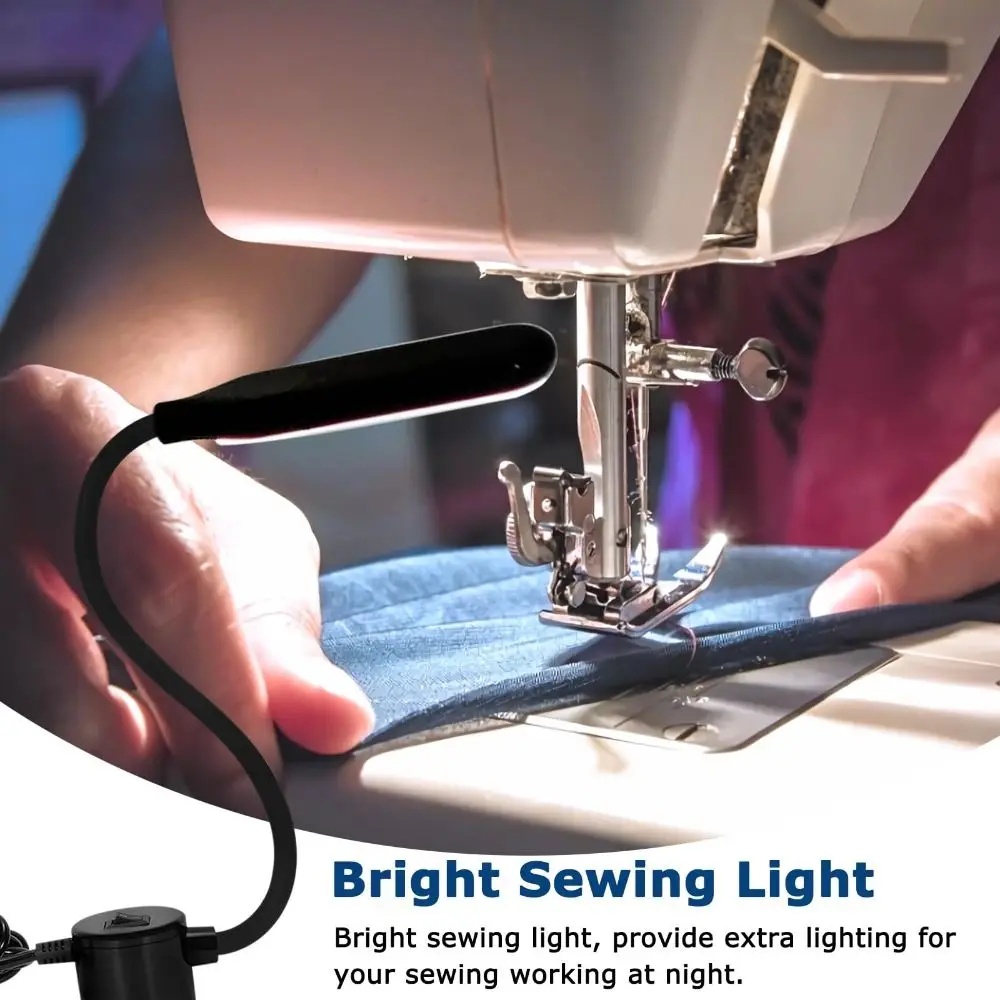 

High Brightness Led Sewing Machine Light Flexible Gooseneck Magnetic Base Magnetic Base Light Eye-protecting Energy Saved