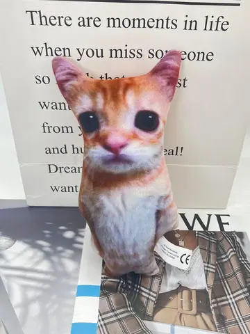 Juguetes de peluche de El Gato para niños, de 21cm muñecos de peluche, simulación de animales de peluche, regalo de vacaciones de cumpleaños, juguete coleccionable