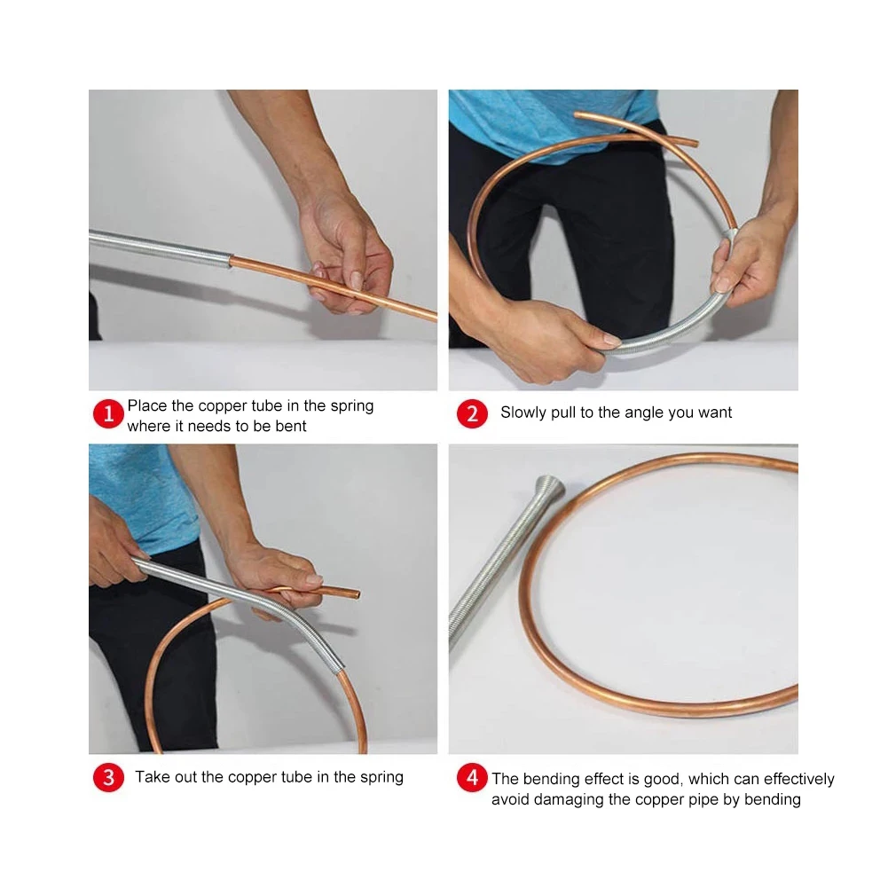 

Bender 1 2'' 12mm Pipe Bender Set Oil-quenched Spring Steel Suitable For Plumbing Tasks Thin-walled Steel Bending