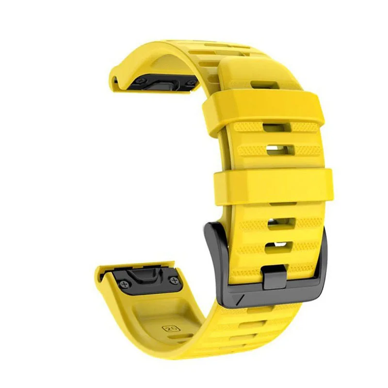 Quickfit حزام ساعة سيليكون ، معصمه ل Garmin Epix 2 ، Fenix 7X ، 7 ، 6X ، 6 برو ، 5 ، 5X زائد ، Forerunner 935 ، 945 ، 955 ، 965 ، 26 مللي متر ، 22 مللي متر