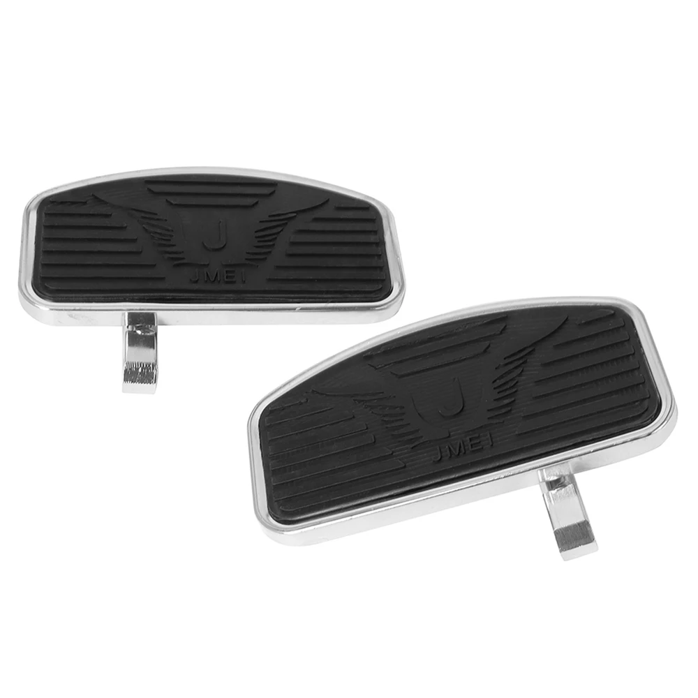 1 Pair Motorcycle Foot Rider Driver Footrest Floorboards For Universal Honda Shadow VTX 1300 1800 Suzuki Boulevard