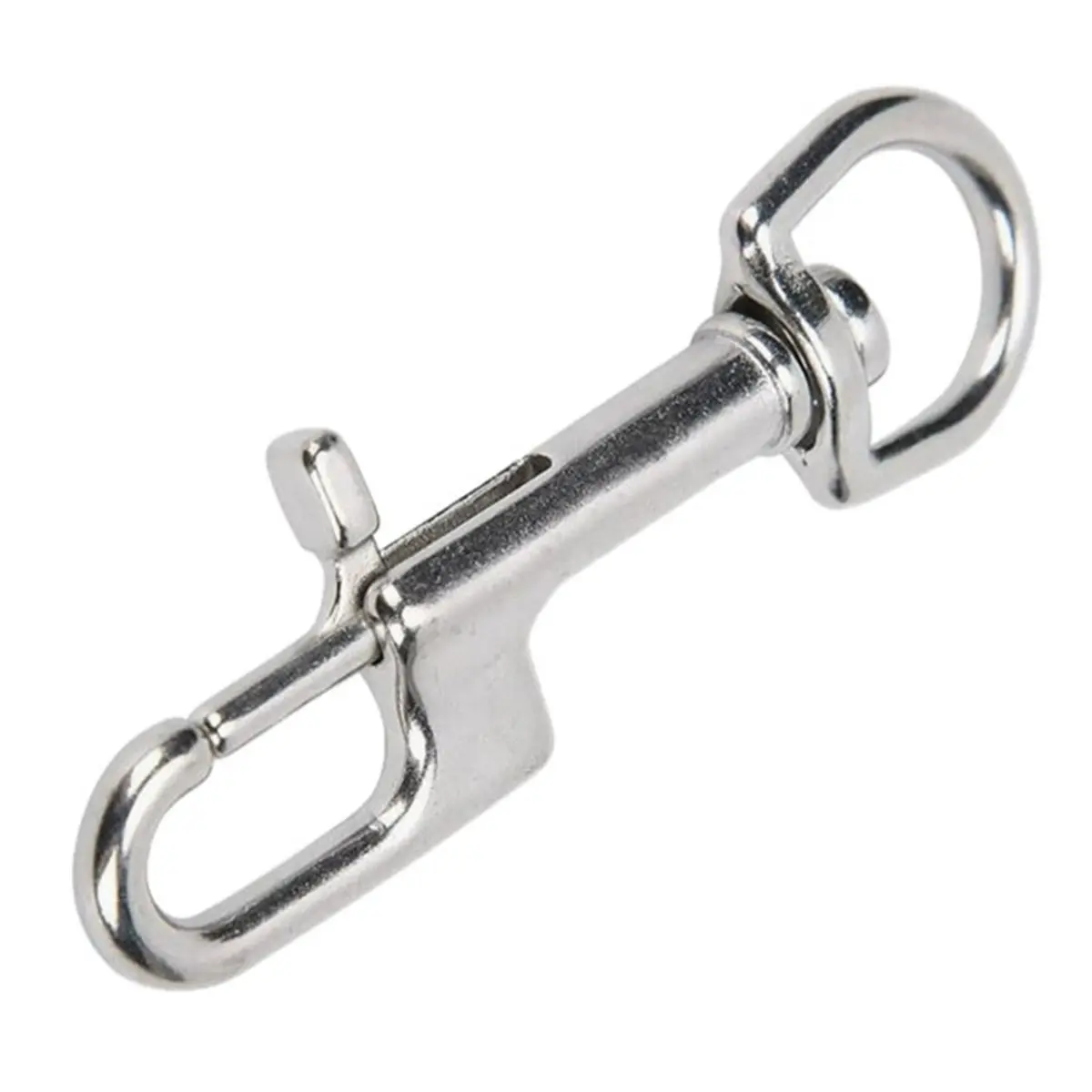 Stainless Steel Swivel Bolt Snap Diving Clips 2PCS, Heavy Duty Single Ended Snap Hooks for Dog Leash Scuba Gear