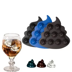 Funny Spoof Silicone Ice Cube Chocolate confectionery Tray Mold Whiskey silicone ice tray Spoof Funny Fecal shape ice box