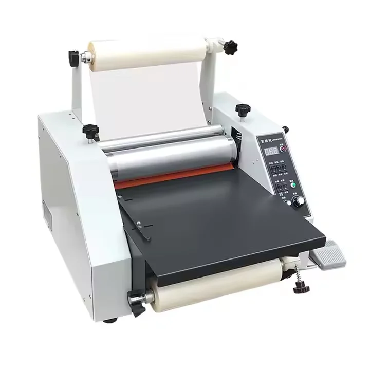 Automatic 350 Hot and Cold Laminating Machine for A5 A6 A3 A4 Paper Sizes Various Applications