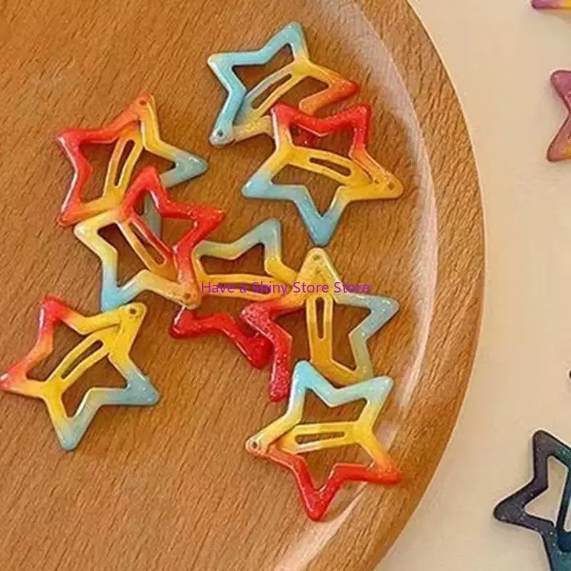 R58E Star Clip Sweet Girl Gradient Color. Пятиконный звездный шпиль