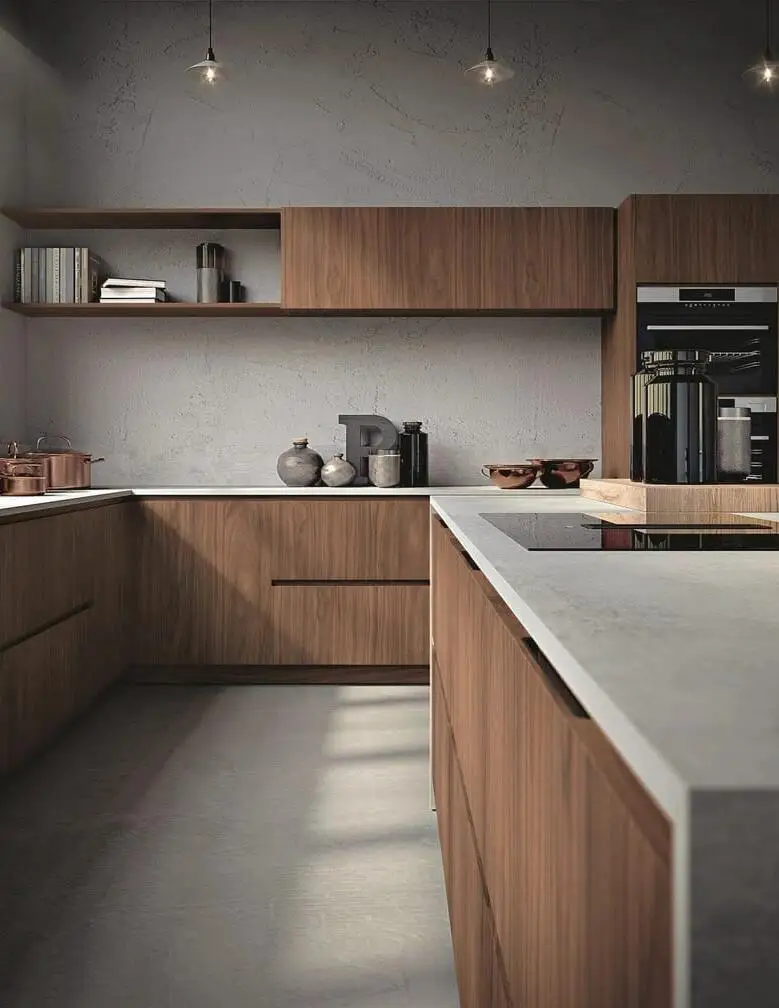 Modern Style High-end Walnut Cabinet