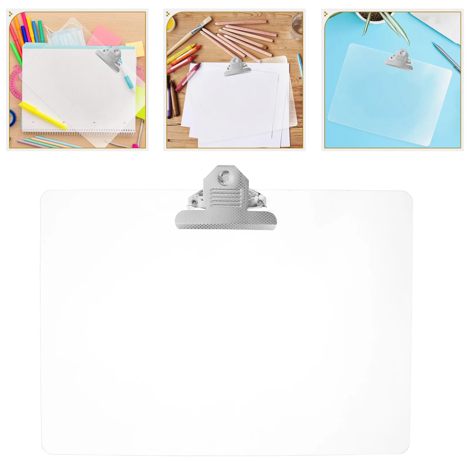 

Multi-Function Clipboard A4 Reliable Strong Clip Office Document Organizer Fridge Reminder Writing Board Clip Fridge Clips