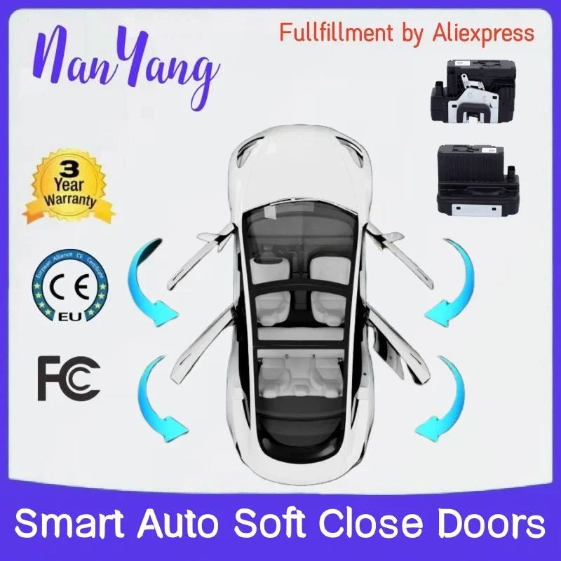 Model 3/Y New Waterproof Smart Auto Soft Close Doors Super Silence Automatic Suction Door for Tesla Model 3 Y