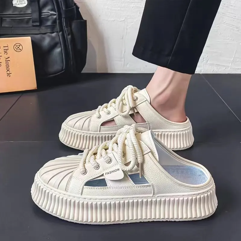 

​2025 Men’s Trendy Skate Shoes– Cool Street Style, Retro American Design, Thick Sole, Casual & Multipurpose