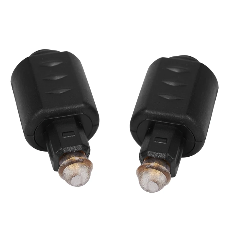 2 Packs Optical 3.5Mm Female Mini Jack Plug To Digital Toslink M Audio Adapter