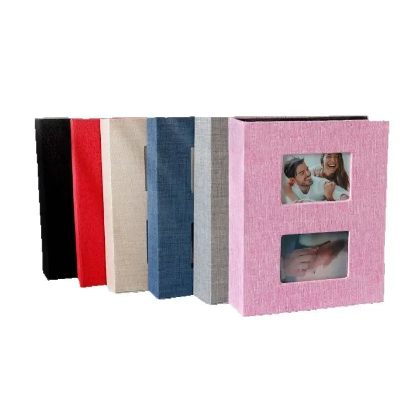 

Альбом с тканевым покрытием, 6-дюймовый фотоальбом для младенцев и малышей, стиль вставки