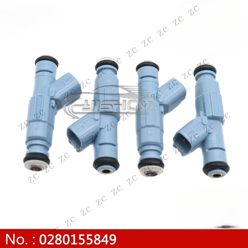 S+ 4pcs NEW Fuel Injectors For JEEP Grand Cherokee Commander Dodge 0280155849