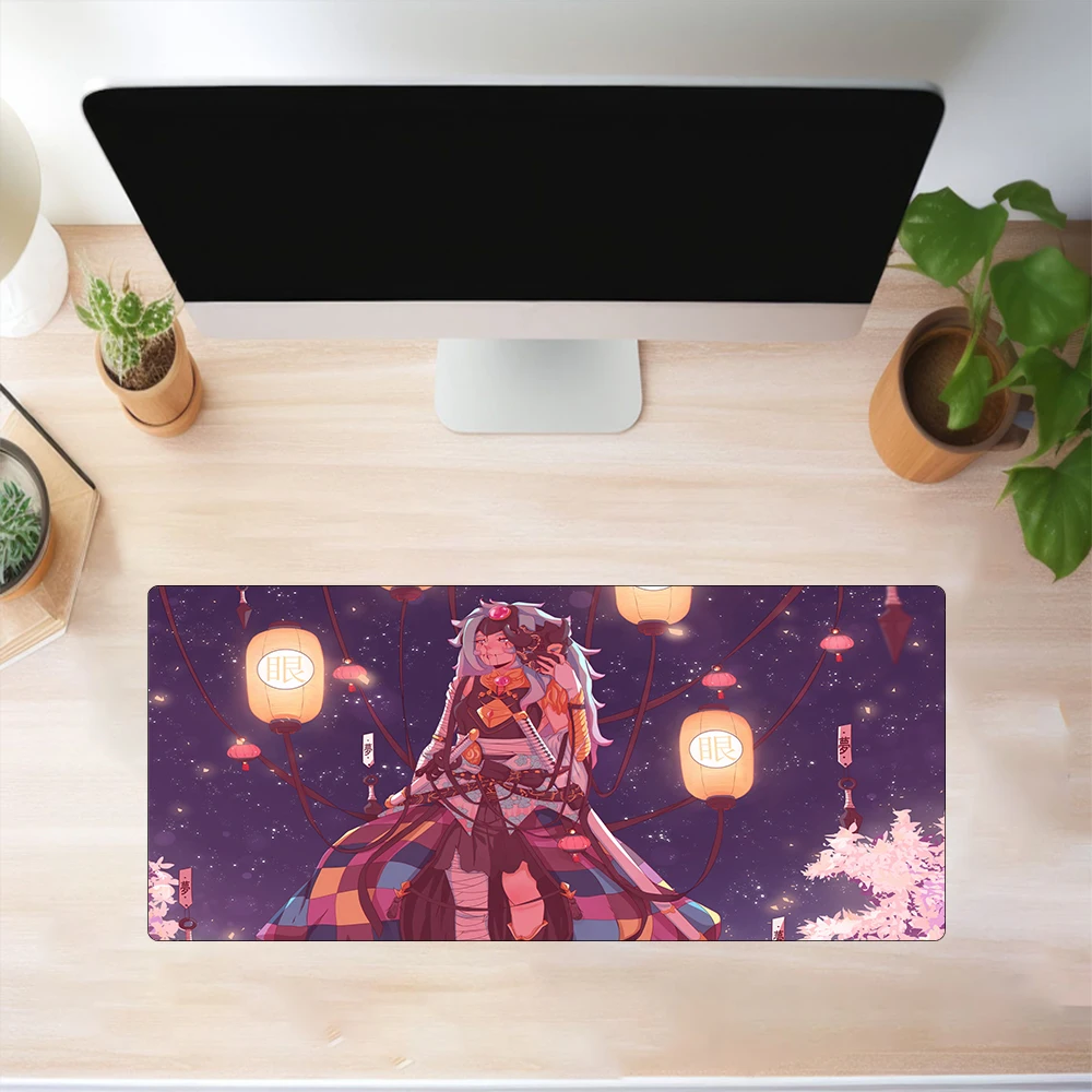 Anime Mouse Pad Oversized Office Computer Learning Keyboard Table Mat Home Dormitory Dirty Resistant Desk Mat