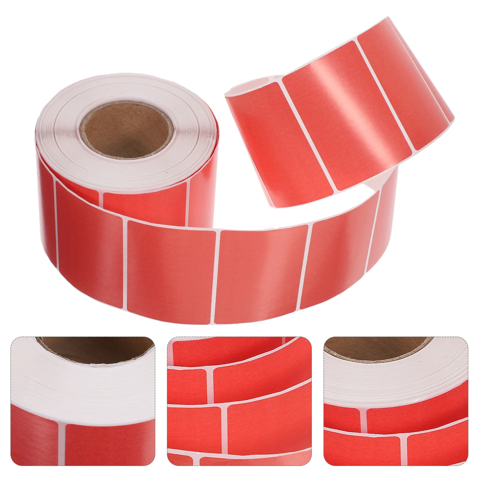 Colorful Thermal Sticker Paper Waterproof Blank Labels For Office Kitchen Milk Tea Shop Folder Label Organizer Self