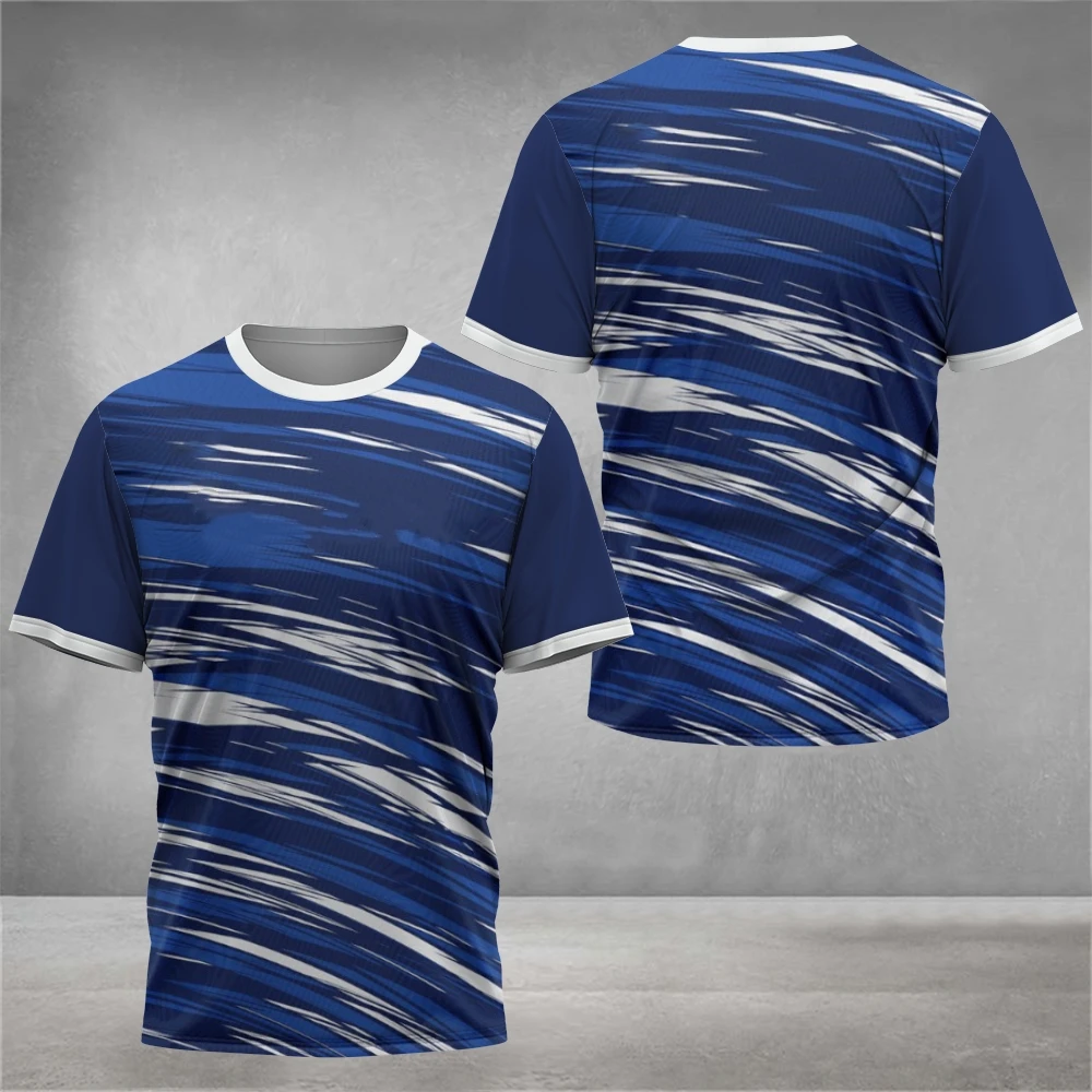

Men Gym Sportswear Summer T Shirt Running Daily Training Shirts Short Sleeve Fitness Tops Oversized Jersey Round Neck Stylis Top