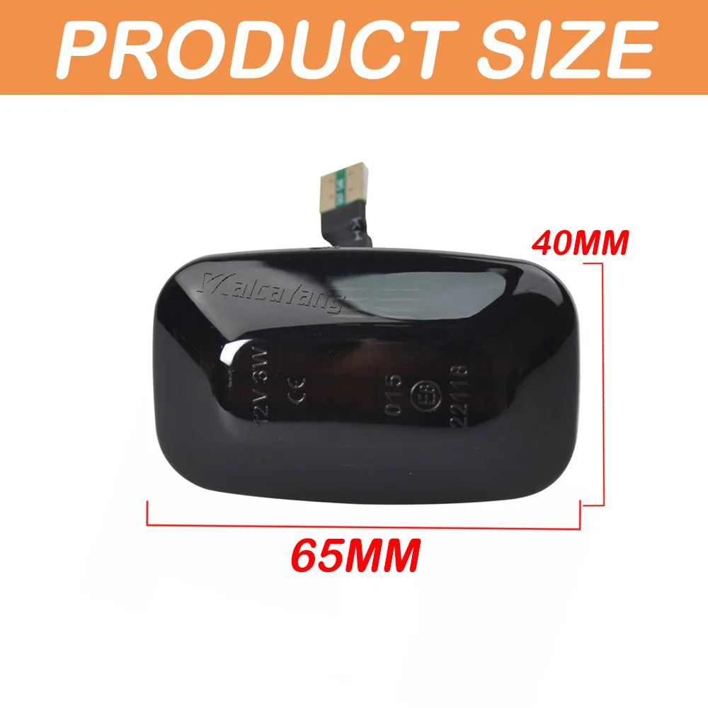 لتويوتا لاندكروزر لاند كروزر 70 80 100 سلسلة 1998-2007 LED أضواء العلامات الجانبية ديناميكية بدوره مصباح إشارة المؤشر #3