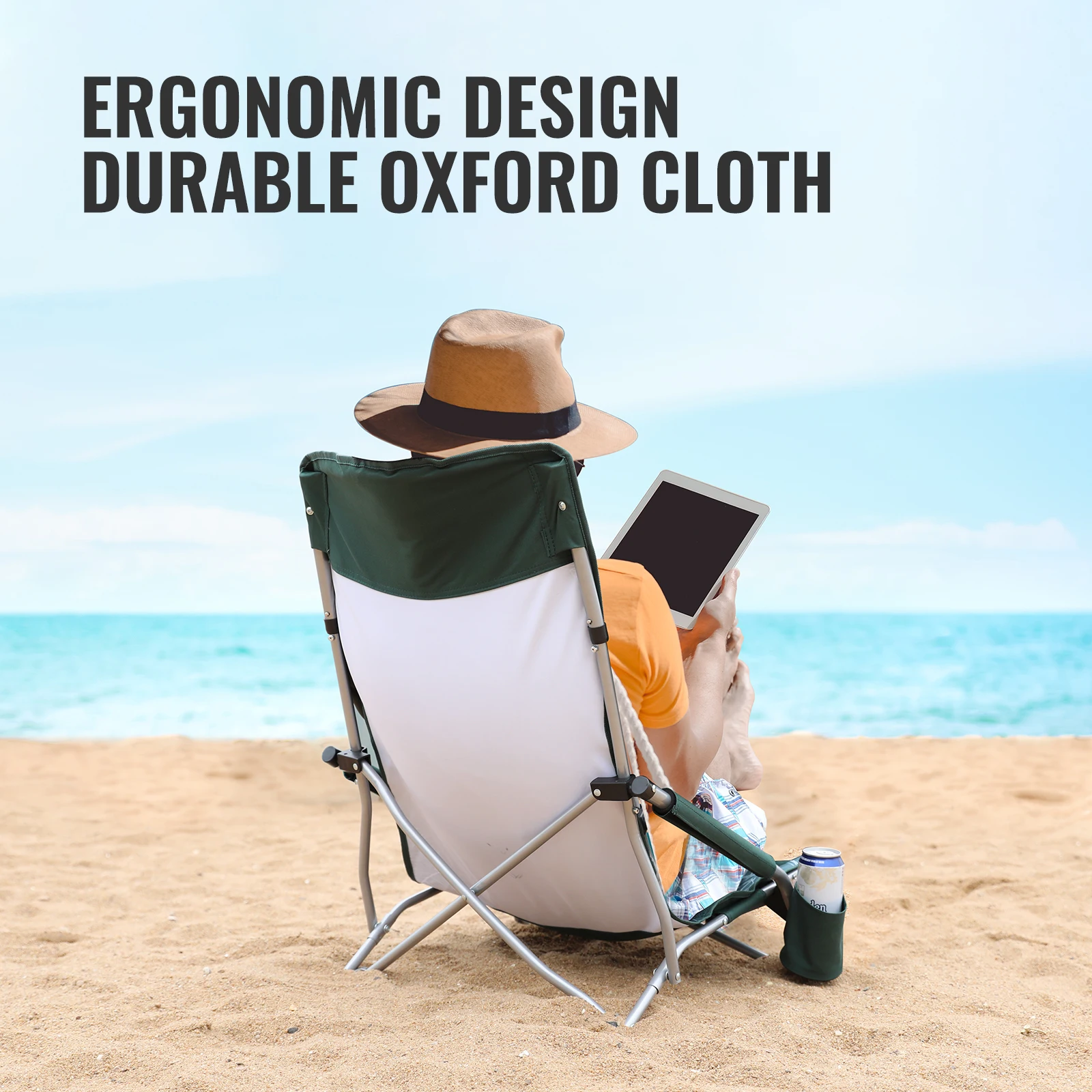 Villey Camping Fishing Folding Chair Tourist Beach Chaise Longue Chair for Relaxing Foldable Leisure Travel Furniture Picnic