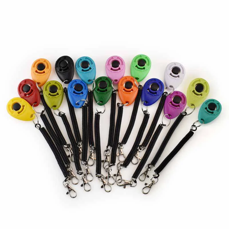 Pet Training Clicker Pet Behavior Correction Trainers Dog Training Whistle Clicker Pet Dog Trainer Help Guide With Key Ring
