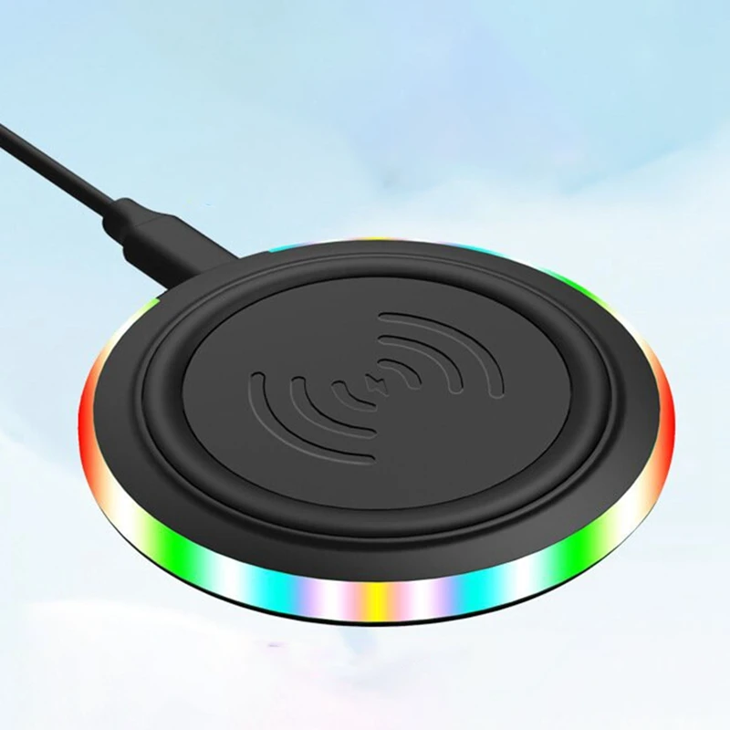 15W Wireless Charger For Samsung Galaxy S23 Ultra S22+ S21 S20 FE S10 S9 S8, Wireless Charger Pad Phone Charging Station Durable