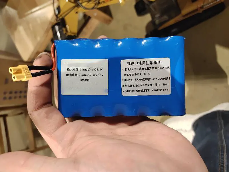 7.4V 10200mAh High Capacity 6 Cells 18650 Li-ion Battery XT30 Plug for HUINA 580 Excavator 583 Loader