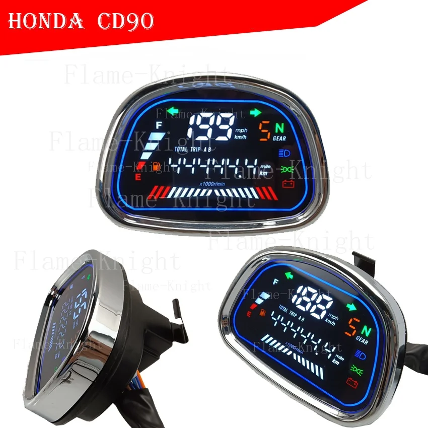 For Honda Benly CD90 CD65 S90 CS90 SS50 CD50 Digital Meter