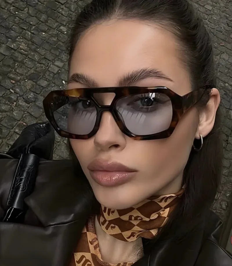 Fashion Vintage Square Irregular Sunglasses Men Women Luxury Brand Designer Sun Glasses Driving Fishing UV400 Eyewear view 6