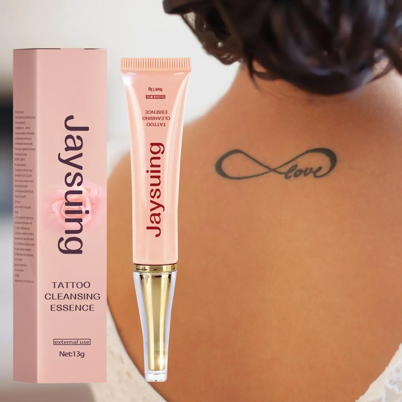 كريم تنظيف الوشم كريم تنظيف الوشم بدون ندبات أقصى قوة لون يتلاشى التنظيف السريع وإزالة الوشم #3